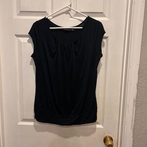 The Limited Womens Black Blouse Top Size L Ladies V Neck Sleeveless Modal Career